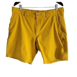 The North Face Men’s Rolling Sun Packable Shorts Arrowwood Yellow Size 36